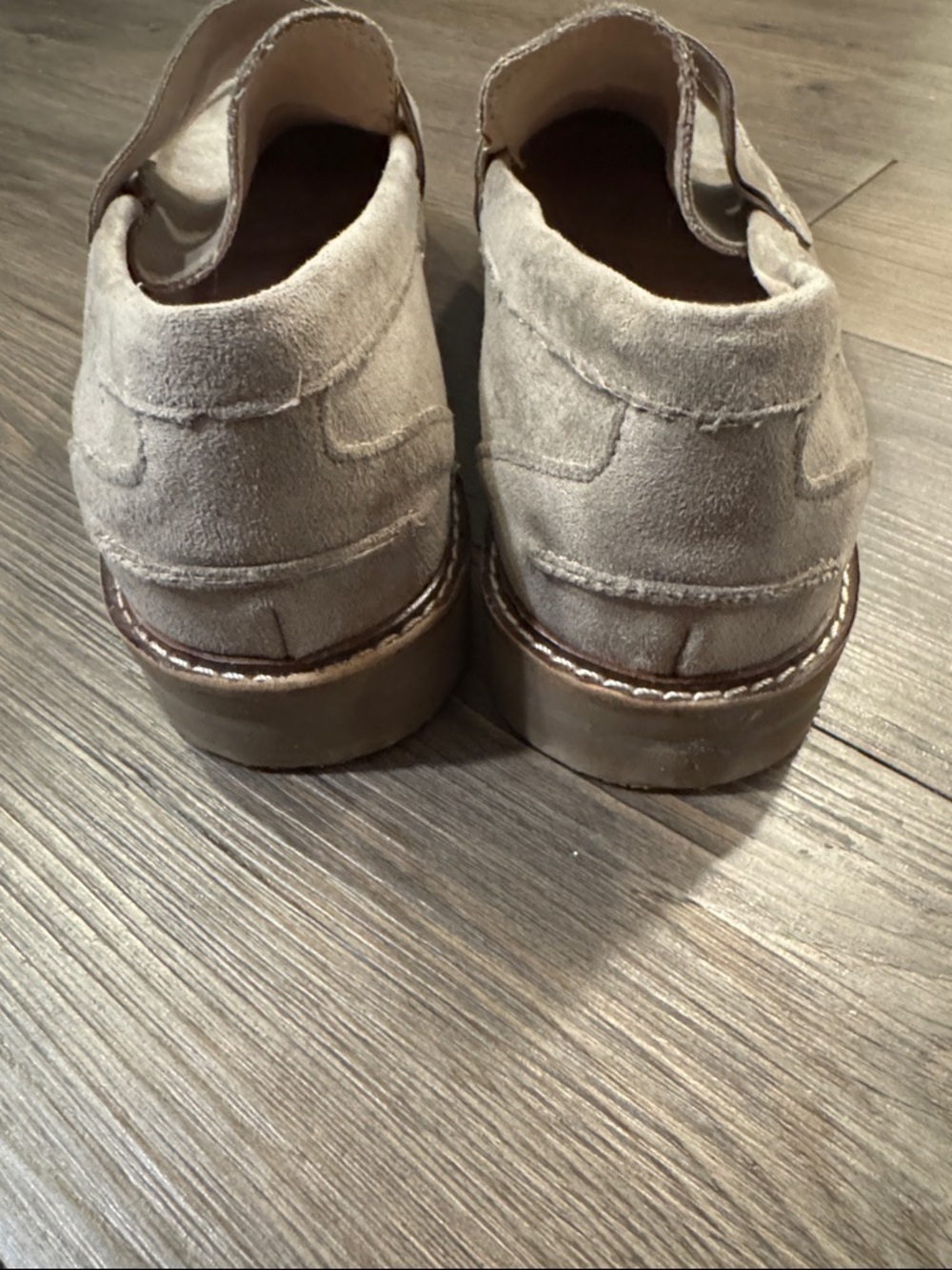 Anne Klein Everly Suede Loafers in Taupe. 9.5. Great Condition! - Picture 6 of 7